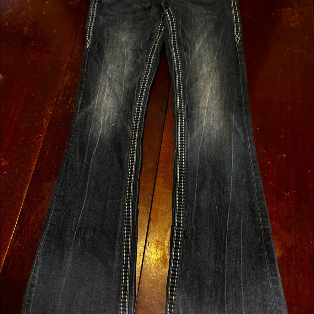 Rock Revival Boot Cut Jeans - Dark Wash